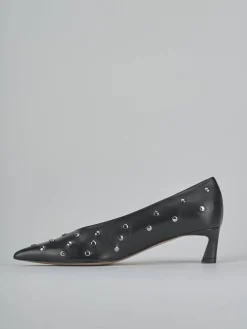 Outlet Décolleté tacco 5cm pelle Donna Décolleté