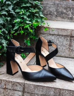 Clearance Décolleté tacco 9cm pelle Donna Décolleté