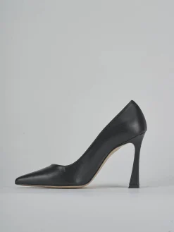 Outlet Décolleté tacco 9cm pelle Donna Décolleté