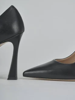 Outlet Décolleté tacco 9cm pelle Donna Décolleté