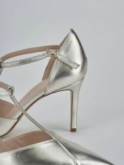 Discount Décolleté tacco 7cm pelle Donna Décolleté