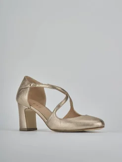 Outlet Décolleté tacco 7cm pelle Donna Décolleté