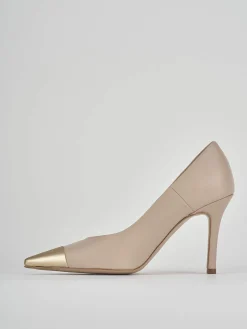 Outlet Décolleté tacco 10cm pelle Donna Décolleté