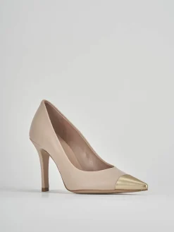 Outlet Décolleté tacco 10cm pelle Donna Décolleté