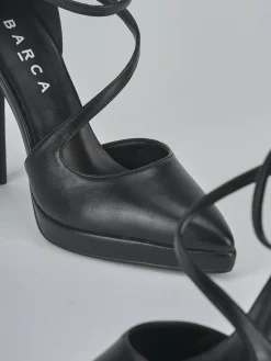 Discount Décolleté tacco 10cm pelle sostenibile Donna Décolleté