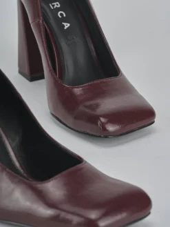 Décolleté tacco 9cm pelle sostenibile bordo' Donna Décolleté