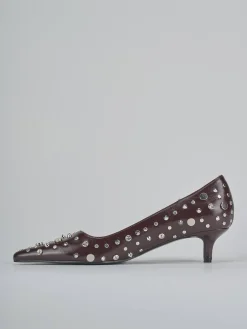 Décolleté tacco 4cm pelle sostenibile bordo' Donna Décolleté