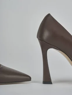 New Décolleté tacco 11cm pelle testa Donna Décolleté