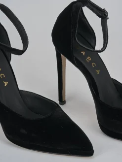 Hot Décolleté tacco 11cm velluto Donna Décolleté