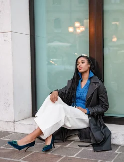 Sale Décolleté tacco 9cm velluto Donna Décolleté