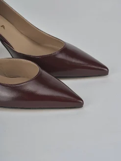 Décolleté tacco 7cm vernice bordo' Donna Décolleté