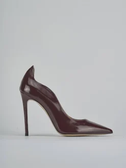 New Décolleté tacco 10cm vernice bordo' Donna Décolleté
