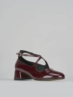 Best Décolleté tacco 4cm vernice bordo' Donna Décolleté