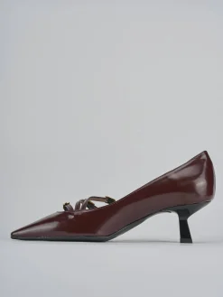 Best Décolleté tacco 6cm vernice bordo' Donna Décolleté