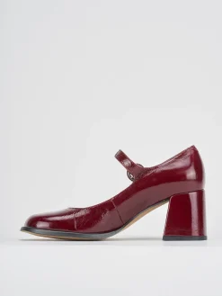 Online Décolleté tacco 8cm vernice bordo' Donna Décolleté