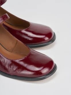 Online Décolleté tacco 8cm vernice bordo' Donna Décolleté