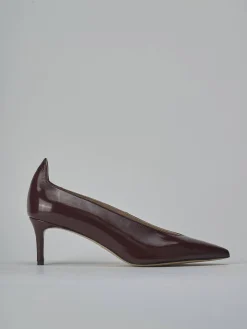 Décolleté tacco 5cm vernice bordo' Donna Décolleté