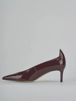 Décolleté tacco 5cm vernice bordo' Donna Décolleté