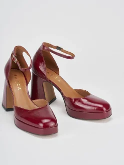 New Décolleté tacco 9cm vernice bordo' Donna Décolleté