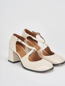 Outlet Décolleté tacco 8cm vernice Donna Décolleté