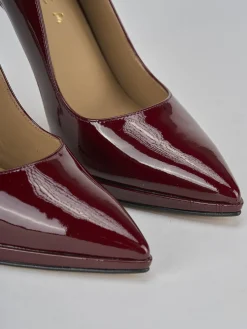 Sale Décolleté tacco 11cm vernice bordo' Donna Décolleté