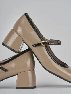 Clearance Décolleté tacco 5cm vernice Donna Décolleté