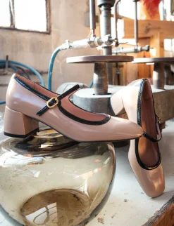 Clearance Décolleté tacco 5cm vernice Donna Décolleté