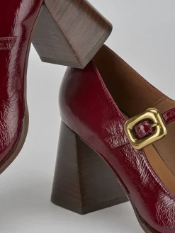 Best Décolleté tacco 7cm vernice bordo' Donna Décolleté