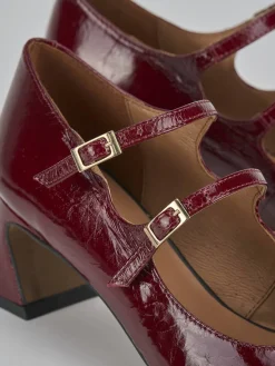 Discount Décolleté tacco 5cm vernice bordo' Donna Décolleté