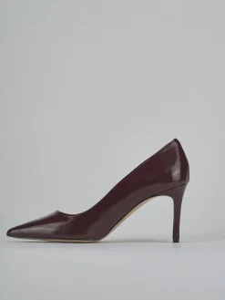 New Décolleté tacco 7cm vernice bordo' Donna Décolleté