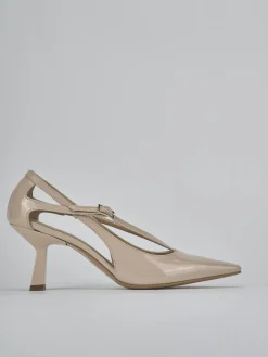 Clearance Décolleté tacco 7cm vernice Donna Décolleté