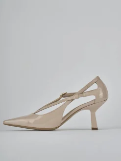 Clearance Décolleté tacco 7cm vernice Donna Décolleté