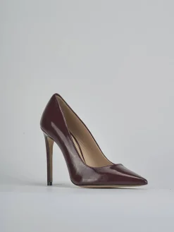 Outlet Décolleté tacco 10cm vernice bordo' Donna Décolleté