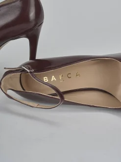 Outlet Décolleté tacco 10cm vernice bordo' Donna Décolleté