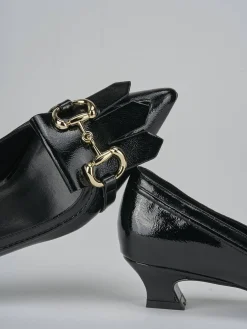 Clearance Décolleté tacco 3cm vernice Donna Décolleté