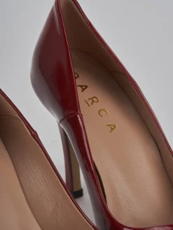 Discount Décolleté tacco 9cm vernice bordo' Donna Décolleté