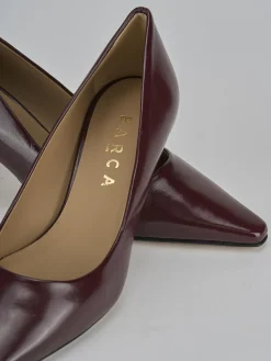 Outlet Décolleté tacco 3cm vernice bordo' Donna Décolleté