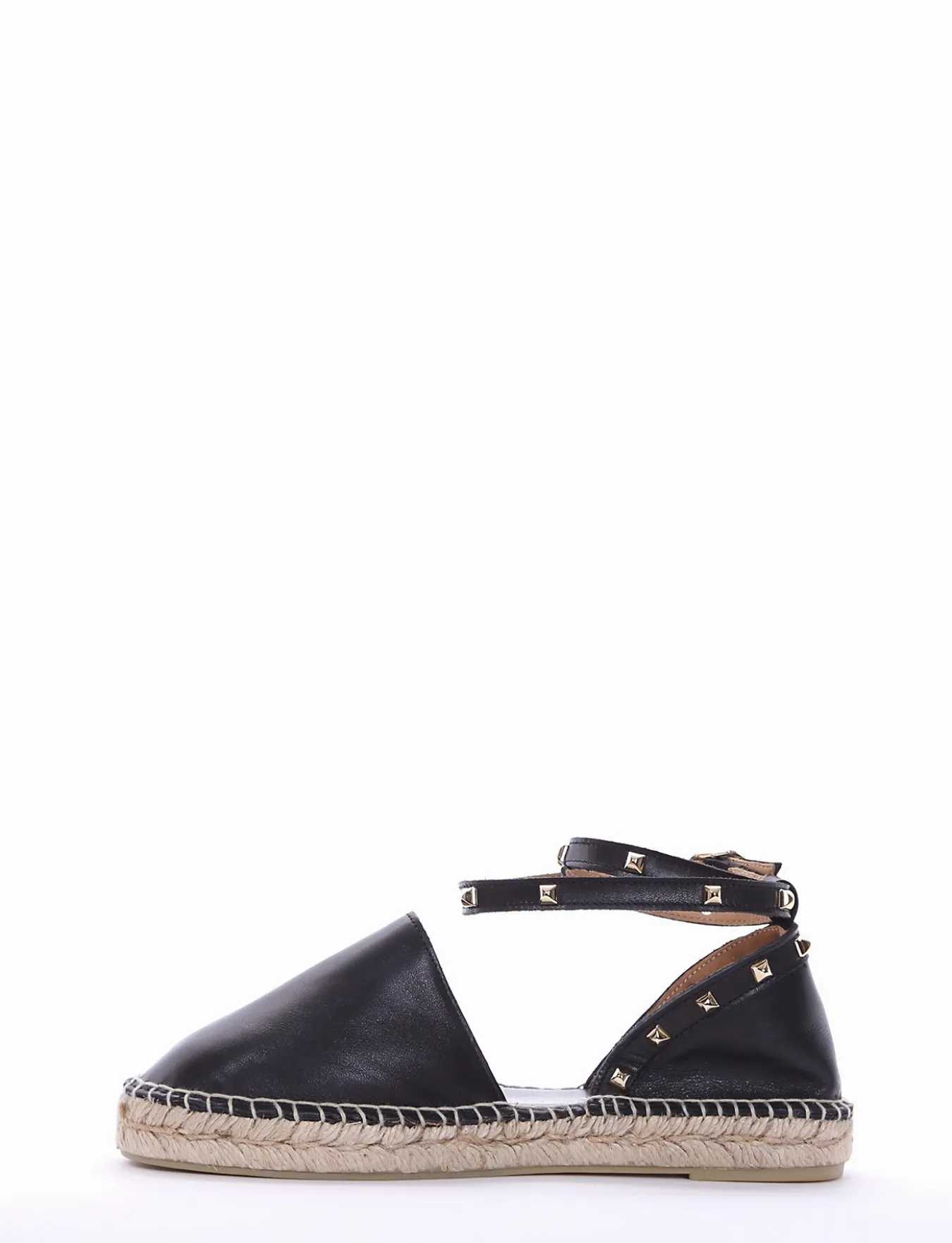 Outlet espadrilas fondo in gomma e soletto interno in vera pelle. Tomaia in morbidissima pelle nappata Donna Espadrillas