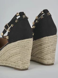 Online Espadrillas tacco 9cm camoscio sostenible Donna Espadrillas