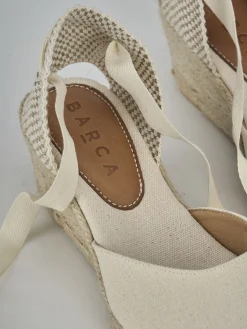 Best Espadrillas tacco 6cm tessuto Donna Espadrillas