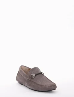 Sale Fondo car treccina pelle Uomo Mocassini