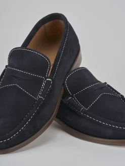 Outlet Mocassini camoscio Uomo Mocassini