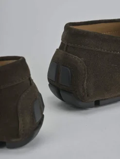 Hot Mocassini camoscio testa Uomo Mocassini