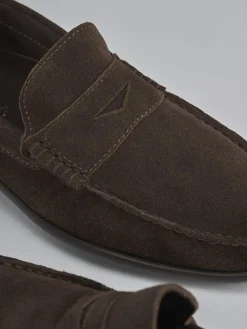 New Mocassini camoscio testa Uomo Mocassini