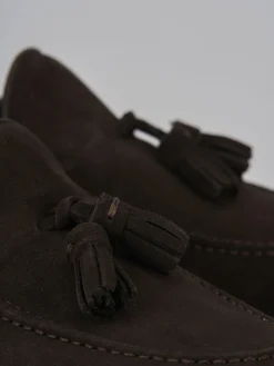 Outlet Mocassini camoscio testa Uomo Mocassini