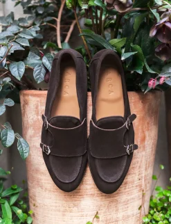 Online Mocassini camoscio testa Uomo Mocassini