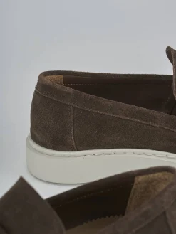 New Mocassini camoscio testa Uomo Mocassini