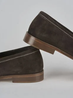 Outlet Mocassini camoscio testa Uomo Mocassini