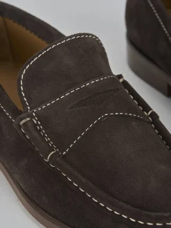 Outlet Mocassini camoscio testa Uomo Mocassini