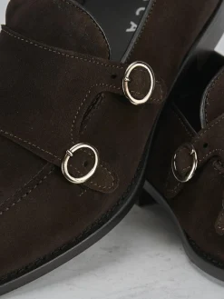 Hot Mocassini camoscio testa Uomo Mocassini